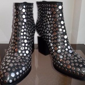 Leather Studded Alexander Wang Boots